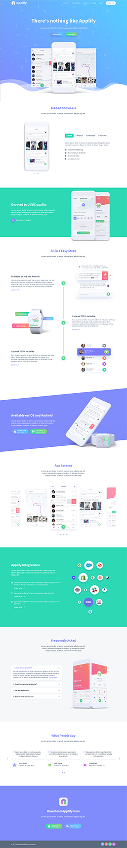 Applify - App Landing HTML Template