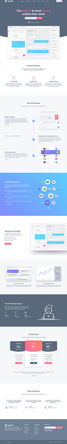 Applify - App Landing HTML Template