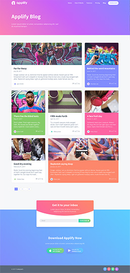 Applify - App Landing HTML Template