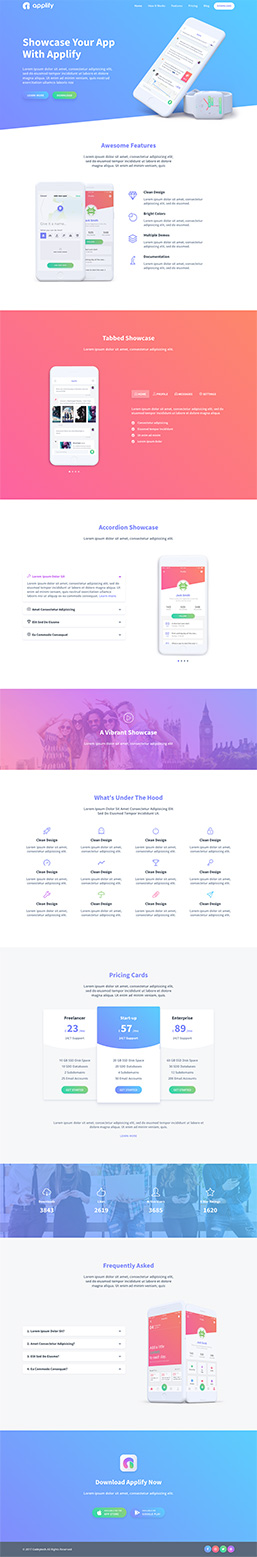 Applify - App Landing HTML Template